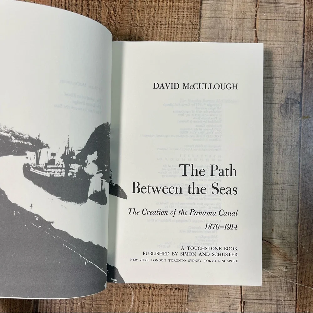 David McCullough The Path Between The Seas The Fatal Shore Robert Hughes Bundle